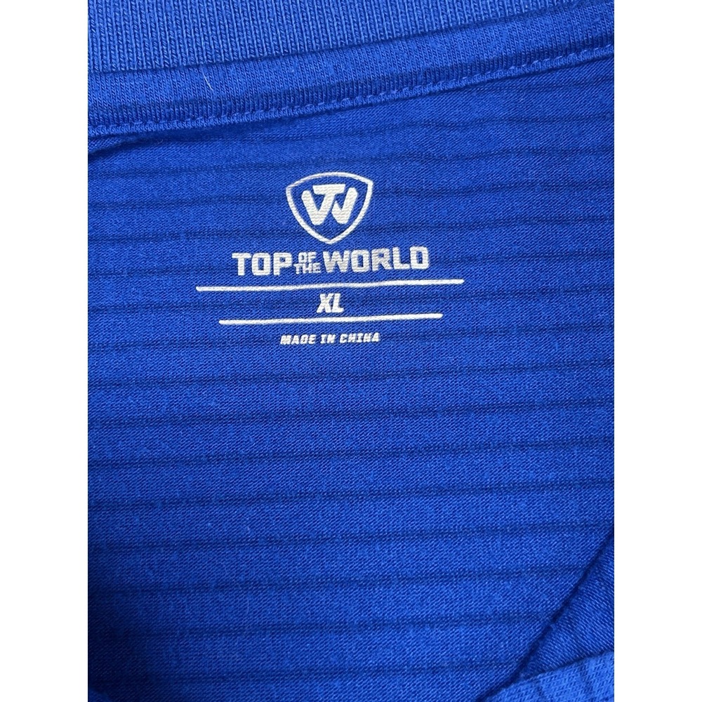 Kentucky Wildcats Polo Shirt Mens XL Blue Top Of The World NCAA UK Mascot - Picture 2 of 11